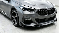 Load image into Gallery viewer, BMW 2 SERIES GRAN COUPE F44 FRONT LIP SPLITTER GLOSS BLACK 2019+
