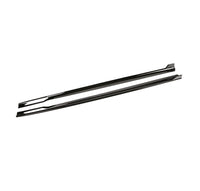 Load image into Gallery viewer, BMW 4 SERIES G22 G23 SIDE SKIRT EXTENSIONS LIP GLOSS BLACK FULL LENGTH STM

