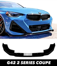 Load image into Gallery viewer, BMW 2 SERIES G42 G43 M SPORT FRONT BUMPER SPLITTER LIP SPOILER GLOSS BLK 21+
