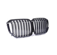 Load image into Gallery viewer, GLOSS BLACK KIDNEY GRILL GRILLS FRONT BUMPER FOR 2019 2022 BMW X5 G05 ABS
