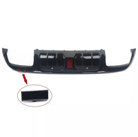 Load image into Gallery viewer, MERCEDES BENZ W205 AMG C63 REAR BUMPER DIFFUSER AMG B STYLE WITH TAILPIPE LED
