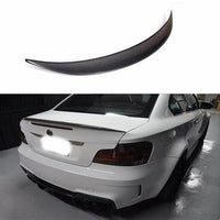 Load image into Gallery viewer, BMW 1 SERIES E82 REAR TRUNK BOOT SPOILER P STYLE CARBON LOOK 2007-2013
