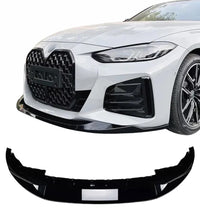 Load image into Gallery viewer, BMW 4 Series M Performance G22 G23 Front Bumper Lip Splitter Gloss Black 20+
