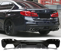 Load image into Gallery viewer, GLOSS BLACK BODY KIT FOR BMW 5 SERIES G30 G31 PRE SPLITTER DIFFUSER SIDE SPOILER
