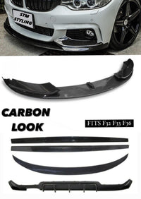 Load image into Gallery viewer, BMW 4 SERIES F33 CARBON KIT LIP DIFFUSER SIDE SPOILER M PERFORMANCE CONVERTIBLE
