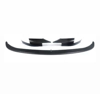 Load image into Gallery viewer, FRONT SPLITTER LIP SPOILER BUMPER FOR BMW 5 SERIES F10 M5 CARBON LOOK 2010-16
