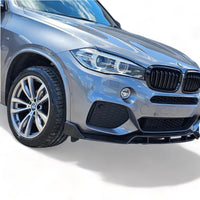 Load image into Gallery viewer, BMW X5 F15 KIT SPLITTER DIFFUSER SIDE SKIRTS SPOILER GLOSS BLACK GRILLES MIRRORS

