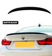 Load image into Gallery viewer, BMW 4 SERIES F32 M PERFORMANCE STYLE REAR BOOT LIP SPOILER MATTE BLACK  MP
