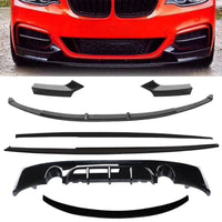 Load image into Gallery viewer, BMW 2 SERIES F22 F23 MP BODYKIT BODY KIT FRONT SPLITTER REAR DIFFUSER DUAL GLOSS
