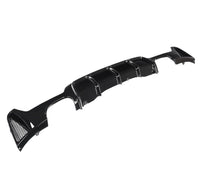 Load image into Gallery viewer, BMW F32 F33 F36 GLOSS BLACK REAR DIFFUSER QUAD EXIT VALANCE PERFORMANCE SPOILER
