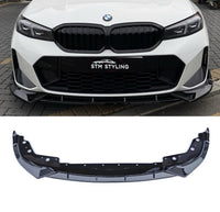 Load image into Gallery viewer, BMW 3 SERIES G20 M SPORT LCI FACELIFT FRONT SPLITTER LIP SPOILER GLOSS BLACK 23+
