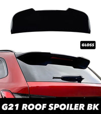 Load image into Gallery viewer, REAR ROOF SPOILER WING FOR BMW 3 SERIES G21 ESTATE TOURING GLOSS BLACK ABS
