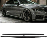Load image into Gallery viewer, GLOSS BLACK BODY KIT FOR BMW 5 SERIES G30 G31 ESTATE SPLITTER DIFFUSER
