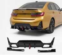 Load image into Gallery viewer, BMW 3 SERIES G20 LCI 2023+ BODYKIT FRONT SPLITTER DIFFUSER V SPOILER MP SIDES
