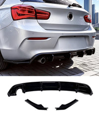 Load image into Gallery viewer, BMW 1 SERIES F20 F21 SE LCI SPORT REAR DIFFUSER LIP VALANCE BUMPER 15-19
