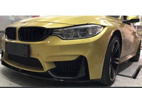 Load image into Gallery viewer, BMW M3 M4 F80 F82 F83 MP SPORT STYLE FRONT LIP SPLITTER GLOSS BLACK OEM FIT
