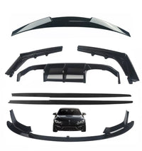 Load image into Gallery viewer, GLOSS BLACK FOR BMW M3 F80 M4 F82 F83 BODY KIT FRONT LIP SKIRTS DIFFUSER SPOILER
