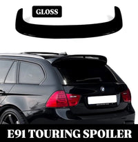 Load image into Gallery viewer, BMW E91 Touring Estate 3 Series 2005-2012 Rear Roof Boot Spoiler Lip Wing Gloss
