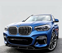 Load image into Gallery viewer, BMW X3 G01 X4 G02 M SPORT FRONT BUMPER SPLITTER BK LIP GLOSS BLACK 2018-2021
