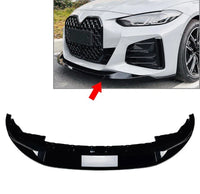 Load image into Gallery viewer, BMW 4 SERIES G26 GRAN COUPE M SPORT MP FRONT SPLITTER SPOILER LIP GLOSS 2020+

