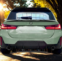 Load image into Gallery viewer, REAR MID SPOILER WING FOR BMW 3 SERIES G21 ESTATE TOURING GLOSS BLACK 2019+ ROOF
