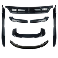 Load image into Gallery viewer, BMW X5 F15 KIT SPLITTER DIFFUSER SIDE SKIRTS SPOILER GLOSS BLACK GRILLES MIRRORS
