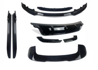 Load image into Gallery viewer, BMW X5 F15 KIT SPLITTER DIFFUSER SIDE SKIRTS SPOILER GLOSS BLACK GRILLES MIRRORS
