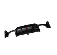 Load image into Gallery viewer, BMW 3 Series G20 G21 LCI 2023+ Gloss Black Rear Diffuser W/ LED Light 340i MP
