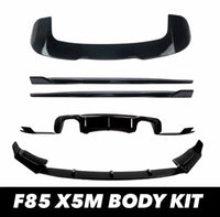Load image into Gallery viewer, BMW X5M F85 F86 KIT SPLITTER DIFFUSER SIDE SKIRTS SPOILER GLOSS BLACK 2014-2018
