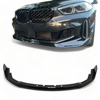 Load image into Gallery viewer, FRONT SPLITTER LIP EXTENSION MP SPOILER GLOSS BLACK FOR BMW 1 SERIES F40 19-24

