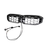 Load image into Gallery viewer, LED SLATTED FRONT GRILL IN GLOSS BLACK FOR BMW 3 SERIES G20 LCI 2023+
