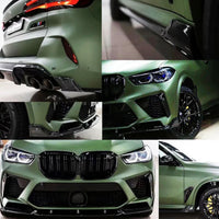 Load image into Gallery viewer, BMW X5M F95 KIT SPLITTER DIFFUSER SIDE SKIRTS SPOILER GLOSS BLACK 2018+
