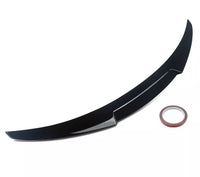 Load image into Gallery viewer, GLOSS BLACK M PERFORMANCE V M4  BOOT SPOILER WING LIP FOR BMW 3 SERIES G20 2019+
