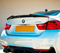 Load image into Gallery viewer, For BMW 4 Series F32 Coupe Carbon Fiber Look V/ M4 Style Rear Boot Spoiler 14-20
