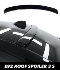 Load image into Gallery viewer, BMW E92 Roof Spoiler Rear Window Lip Coupe Gloss Black 3 Series
