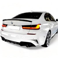 Load image into Gallery viewer, BMW 3 Series M3 G20 G80 Gloss Black Rear Boot Spoiler Lip Wing Body Kit 2019+ MP
