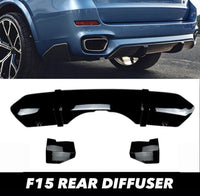 Load image into Gallery viewer, BMW X5 F15 2013-2018 Mp Rear Diffuser Splitter Spoiler Lip Gloss Black
