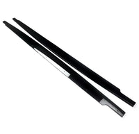 Load image into Gallery viewer, BMW 3 Series M3 E90 E92 E93 Side Skirts Extension Blades Gloss Black 2005-14 ABS

