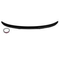 Load image into Gallery viewer, FOR BMW 3 SERIES G20 V STYLE M4 2019+ REAR SLIMLINE BOOT SPOILER LIP GLOSS BLACK
