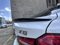 Load image into Gallery viewer, BMW X6 F16 X6M F86 GLOSS BLACK REAR TRUNK BOOT SPOILER WING M SPORT M4 V STYLE
