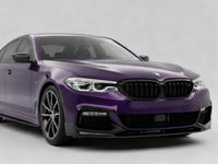 Load image into Gallery viewer, FRONT SPLITTER SPOILER FOR BMW 5 SERIES G30 G31 2017+ M PERFORMANCE GLOSS BLACK
