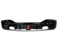 Load image into Gallery viewer, BMW 1 SERIES F20 F21 LCI GLOSS BLACK REAR DIFFUSER LIP VALANCE WITH LED 15-19
