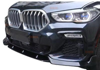 Load image into Gallery viewer, For G06 X6 Pre-LCI 19-22 MP Style Gloss Black Front Splitter Lip Valance M Sport
