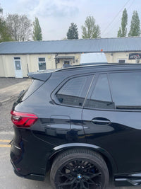 Load image into Gallery viewer, BMW X5 G05 BLACK BODY KIT GLOSS BLACK SPLITTER DIFFUSER STM ROOF SPOILER ABS
