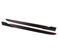 Load image into Gallery viewer, BMW X5 G05 M SPORT GLOSS BLACK SIDE SKIRTS EXTENSION BLADES FACELIFT 18-23
