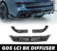 Load image into Gallery viewer, Gloss Black Rear Bumper Diffuser Side Cover For BMW G05 LCI X5 2023+
