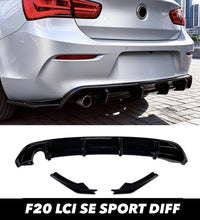 Load image into Gallery viewer, BMW 1 SERIES F20 F21 SE LCI SPORT REAR DIFFUSER LIP VALANCE BUMPER 15-19
