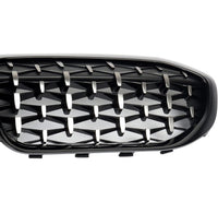 Load image into Gallery viewer, BMW 3 SERIES G20 M-PERFORMANCE 2018-2022 DIAMOND GRILL MESH GLOSS BLACK CHROME
