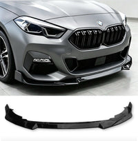Load image into Gallery viewer, BMW 2 SERIES GRAN COUPE F44 FRONT LIP SPLITTER GLOSS BLACK 2019+
