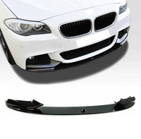 Load image into Gallery viewer, BMW 5 Series F10 Splitter F11 Gloss Black Front Spoiler Lip M Sport 2010-2017
